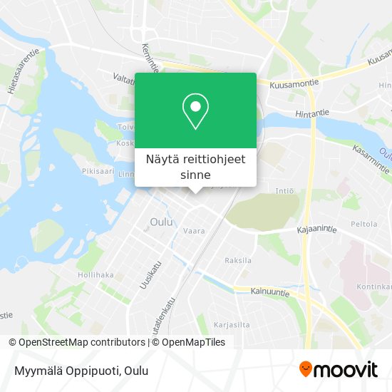 Myymälä Oppipuoti kartta
