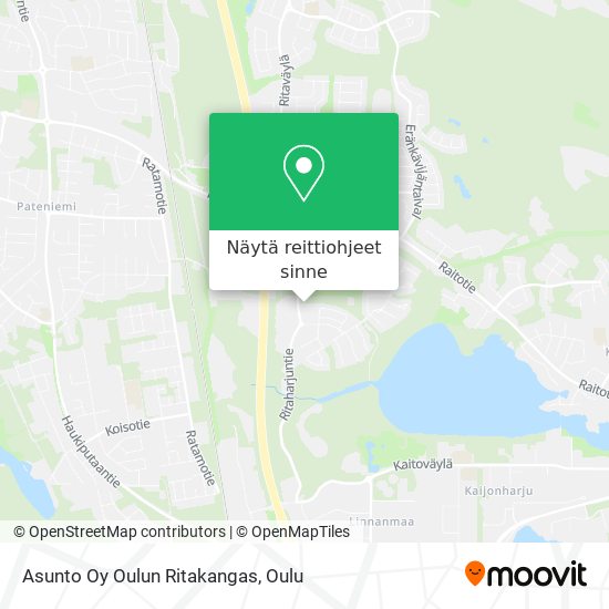 Asunto Oy Oulun Ritakangas kartta