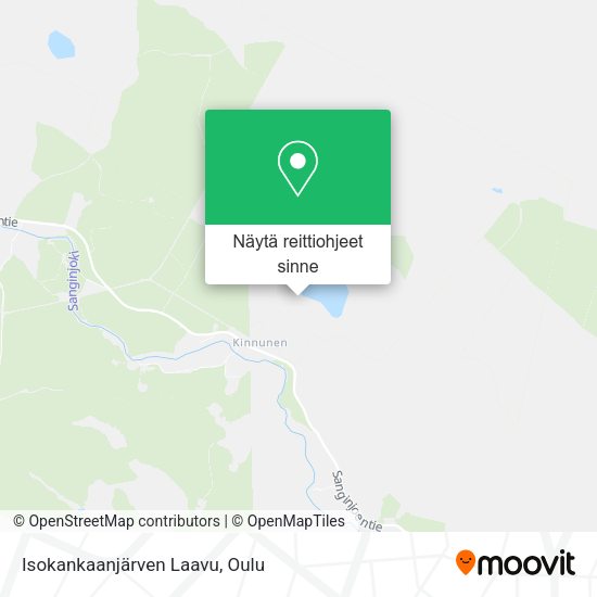 Isokankaanjärven Laavu kartta
