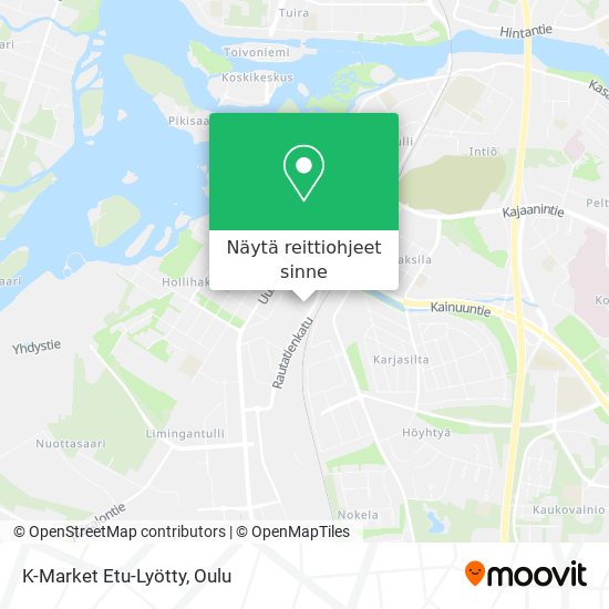K-Market Etu-Lyötty kartta