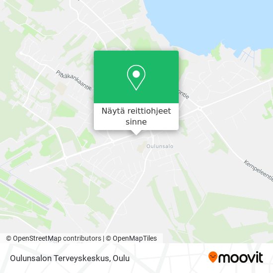 Oulunsalon Terveyskeskus kartta