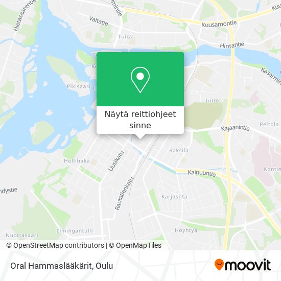 Oral Hammaslääkärit kartta