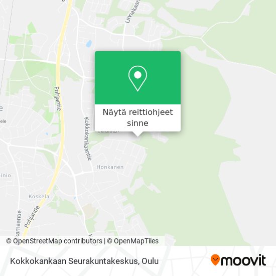 Kokkokankaan Seurakuntakeskus kartta