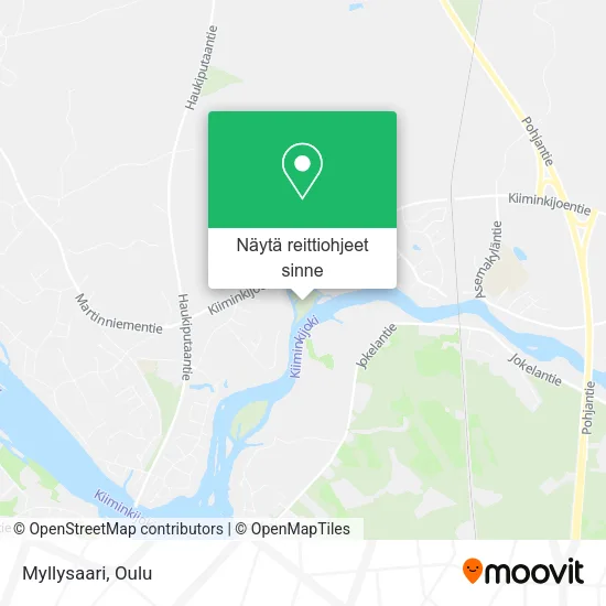 Myllysaari kartta