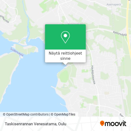 Taskisenrannan Venesatama kartta