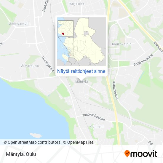 Mäntylä kartta