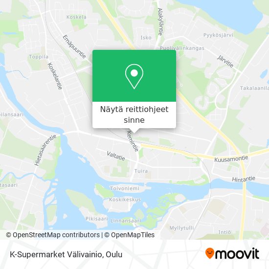 K-Supermarket Välivainio kartta