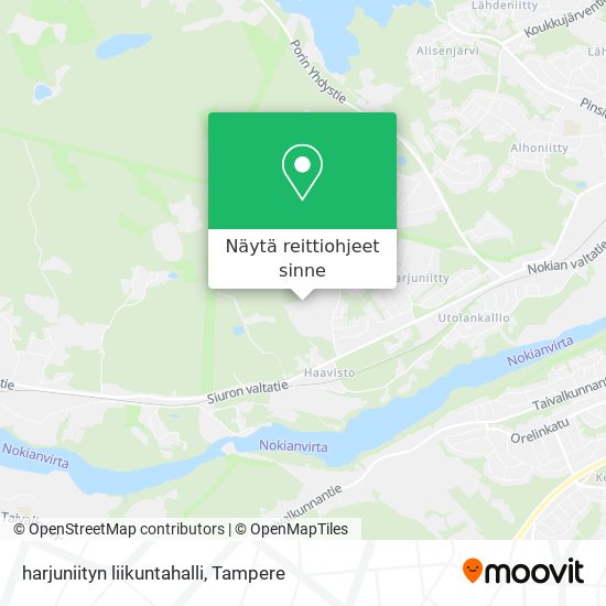 harjuniityn liikuntahalli kartta