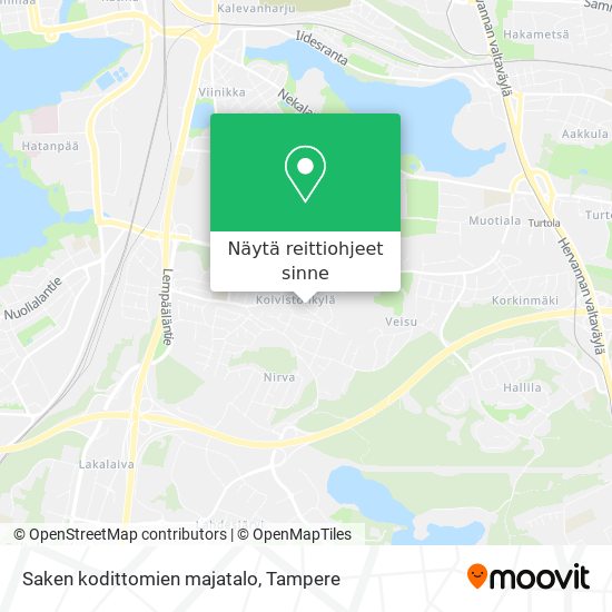 Saken kodittomien majatalo kartta