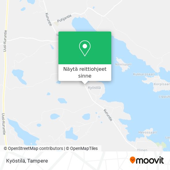 Kyöstilä kartta