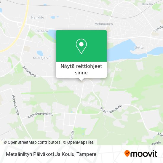 Metsäniityn Päiväkoti Ja Koulu kartta