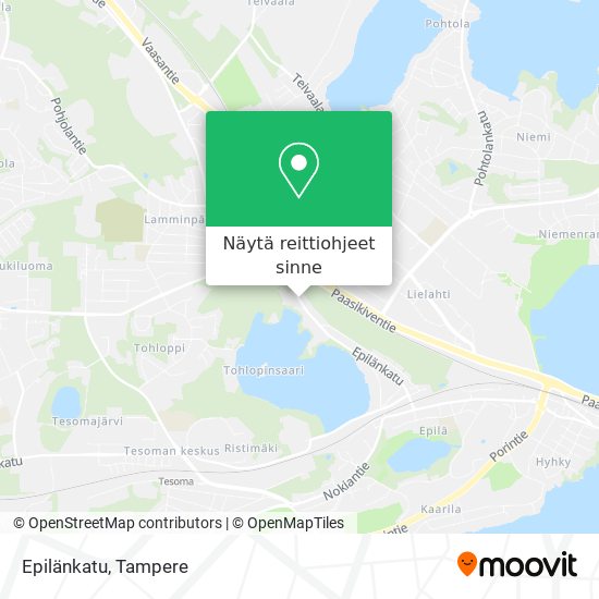 Epilänkatu kartta