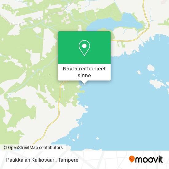 Paukkalan Kalliosaari kartta