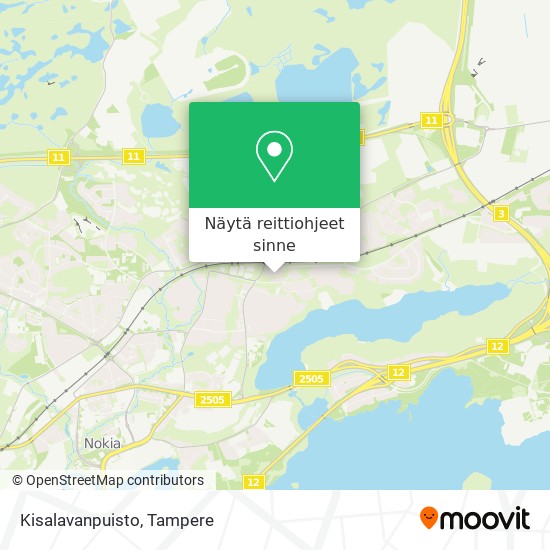 Kisalavanpuisto kartta