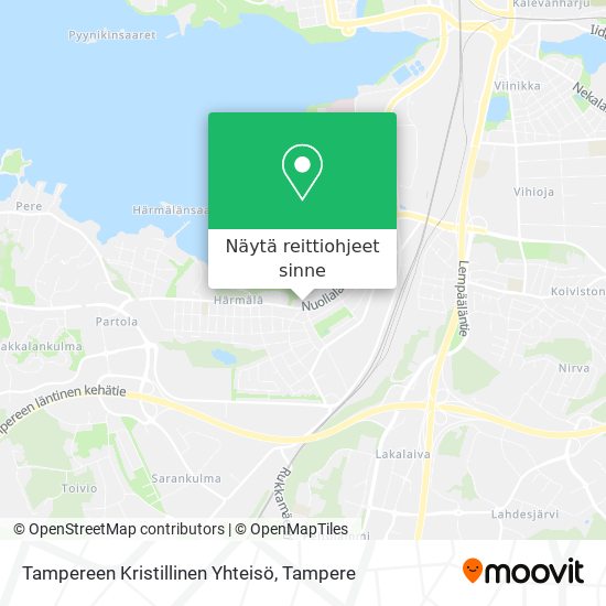 Tampereen Kristillinen Yhteisö kartta
