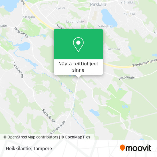 Heikkiläntie kartta