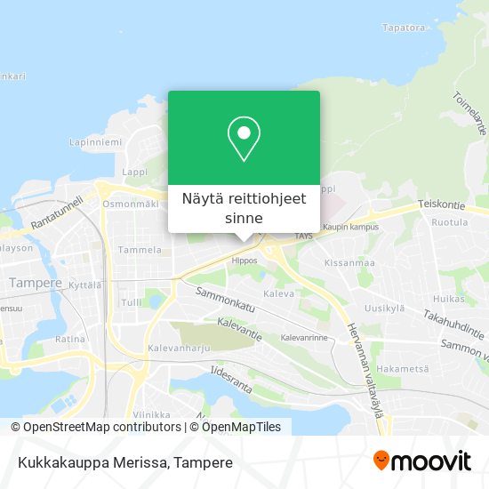 Kukkakauppa Merissa kartta