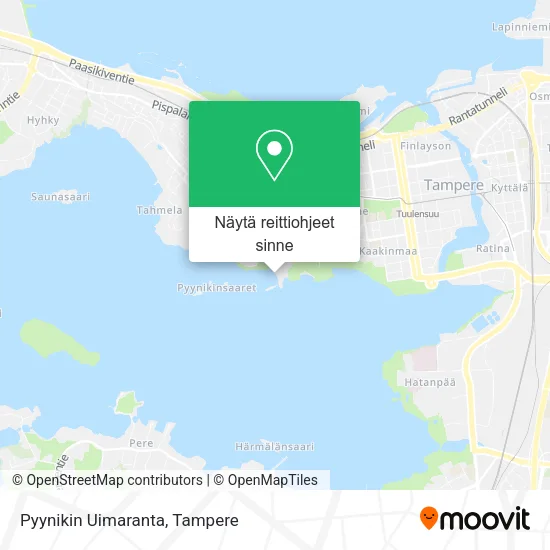 Pyynikin Uimaranta kartta