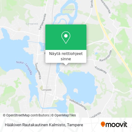 Hääkiven Rautakautinen Kalmisto kartta