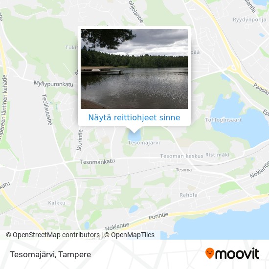 Tesomajärvi kartta