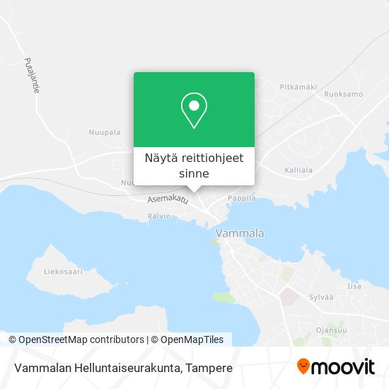 Vammalan Helluntaiseurakunta kartta