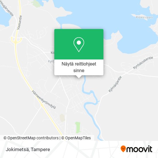 Jokimetsä kartta