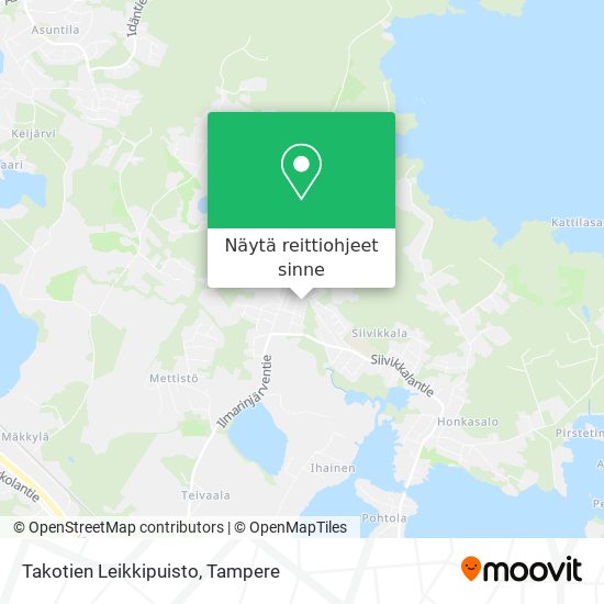 Takotien Leikkipuisto kartta