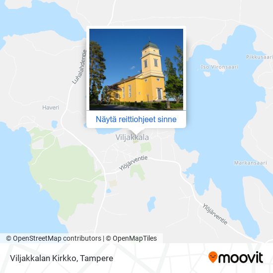 Viljakkalan Kirkko kartta