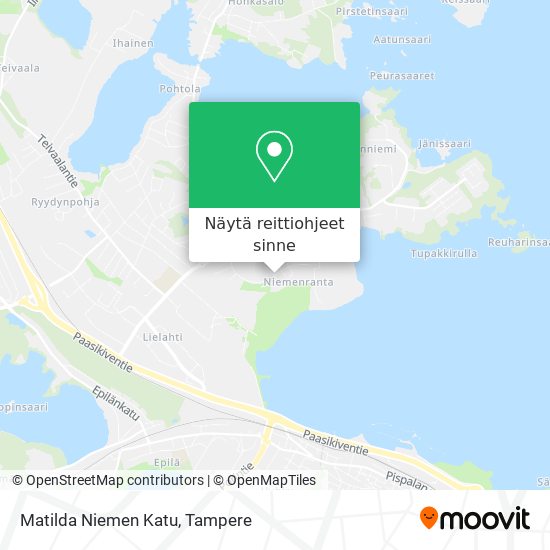 Kuinka päästä kohteeseen Matilda Niemen Katu paikassa Tampere  kulkuvälineellä Bussi?