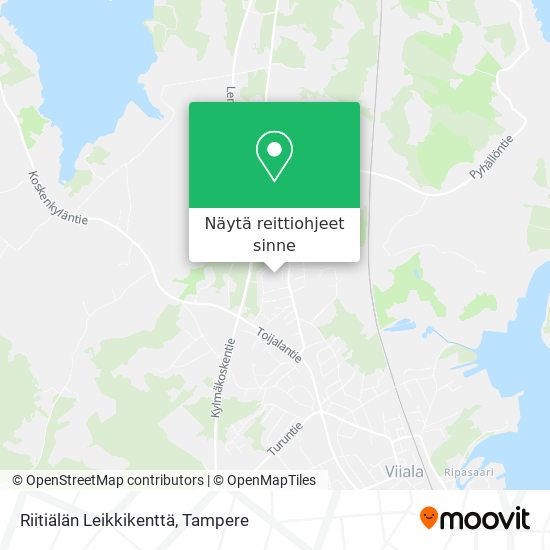 Riitiälän Leikkikenttä kartta