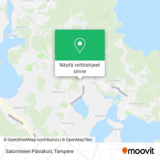 Salorinteen Päiväkoti kartta