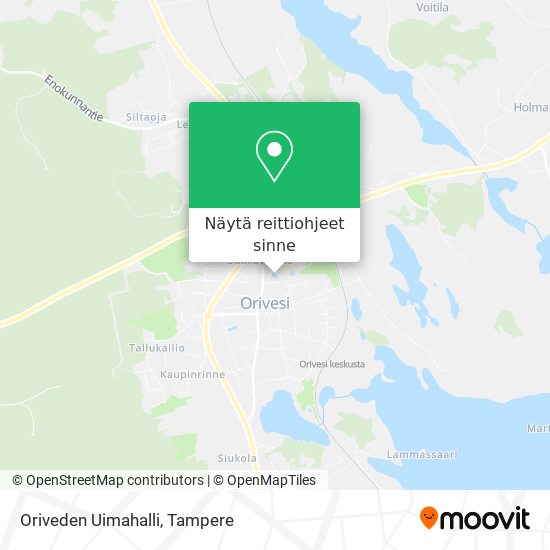 Oriveden Uimahalli kartta