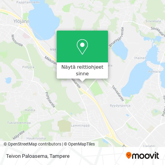 Teivon Paloasema kartta