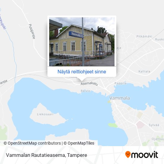 Vammalan Rautatieasema kartta