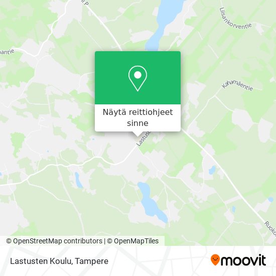 Lastusten Koulu kartta