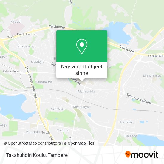 Kuinka päästä kohteeseen Takahuhdin Koulu paikassa Tampere kulkuvälineellä  Bussi?