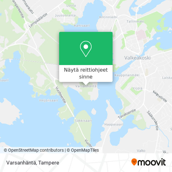 Varsanhäntä kartta
