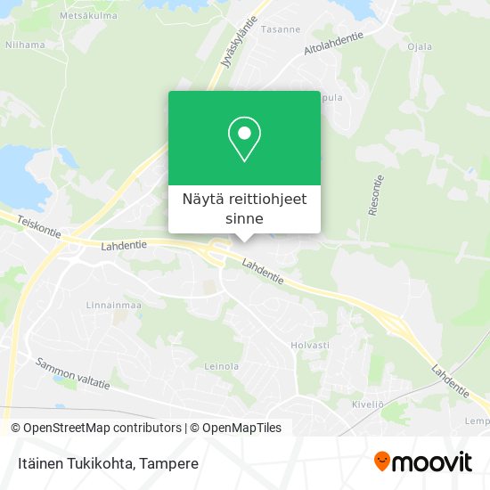 Itäinen Tukikohta kartta