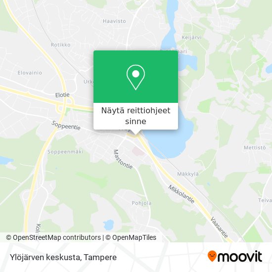 Kuinka päästä kohteeseen Ylöjärven keskusta paikassa Ylöjärvi  kulkuvälineellä Bussi?