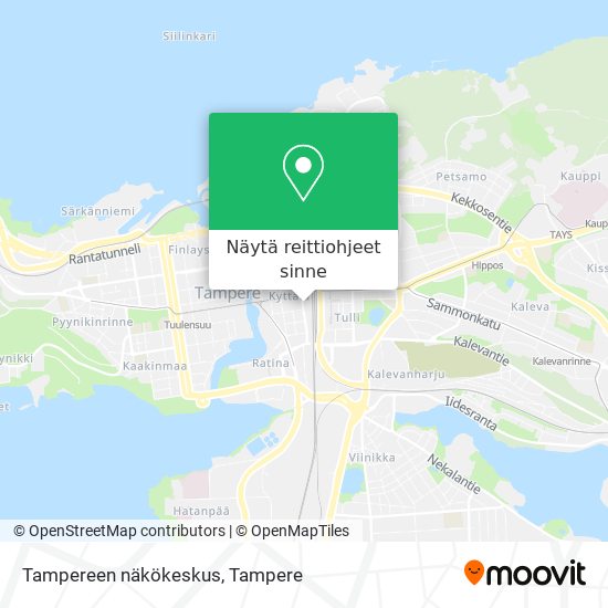 Tampereen näkökeskus kartta