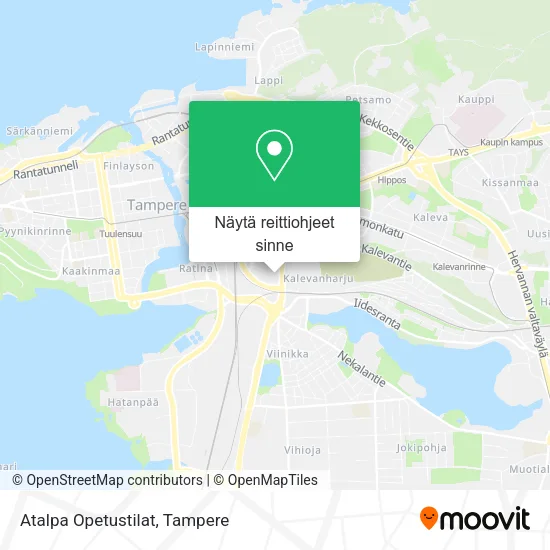 Atalpa Opetustilat kartta