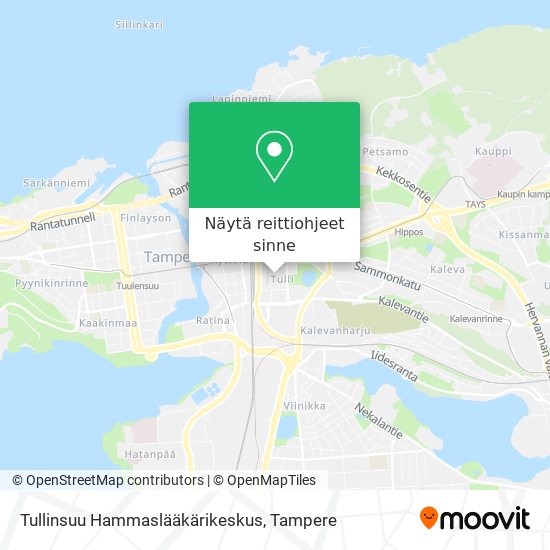 Tullinsuu Hammaslääkärikeskus kartta