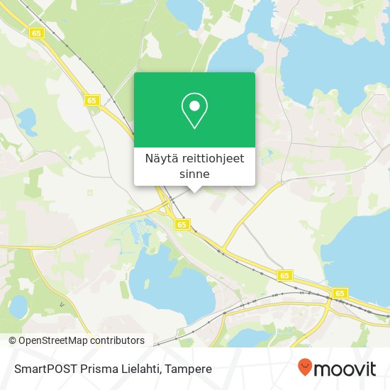 Kuinka päästä kohteeseen SmartPOST Prisma Lielahti paikassa Tampere  kulkuvälineellä Bussi?