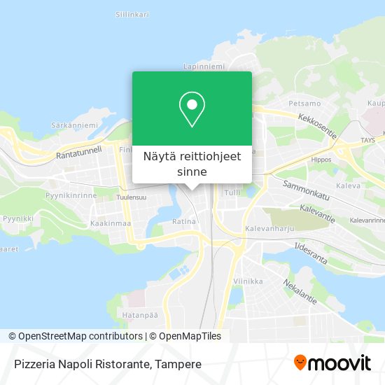 Pizzeria Napoli Ristorante kartta