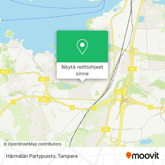 Härmälän Partypuisto kartta