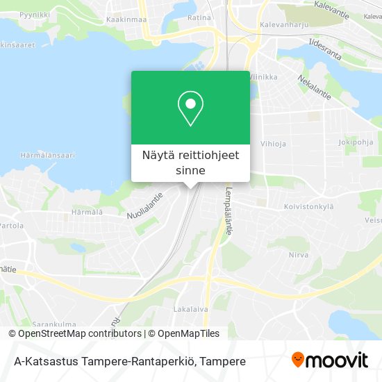 A-Katsastus Tampere-Rantaperkiö kartta