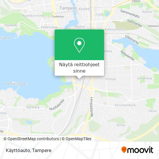 Käyttöauto kartta