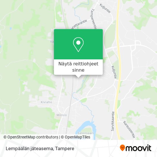 Lempäälän jäteasema kartta