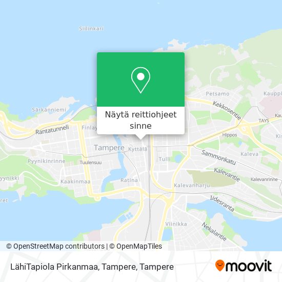 LähiTapiola Pirkanmaa, Tampere kartta