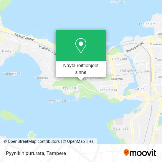Pyynikin pururata kartta